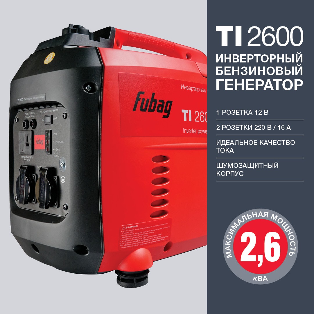 Генератор fubag ti 2300