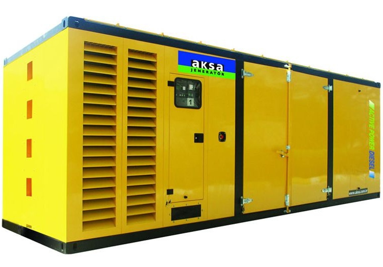 Дизельный генератор Aksa AC-880 в кожухе с АВР
