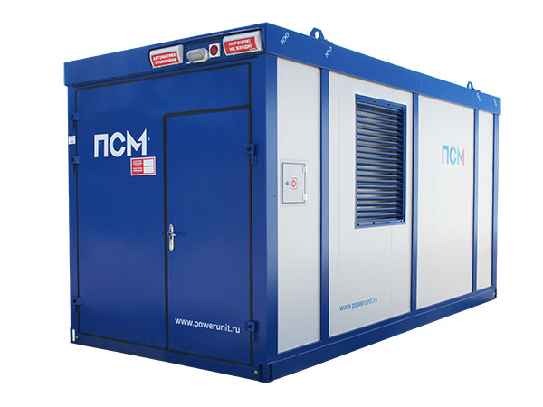 Дизельный генератор ПСМ ADP-640 в контейнере с АВР