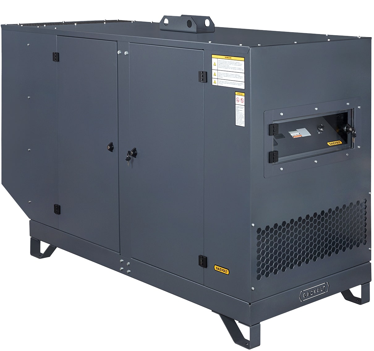 Газовый генератор Gazvolt 80T32 в кожухе с АВР