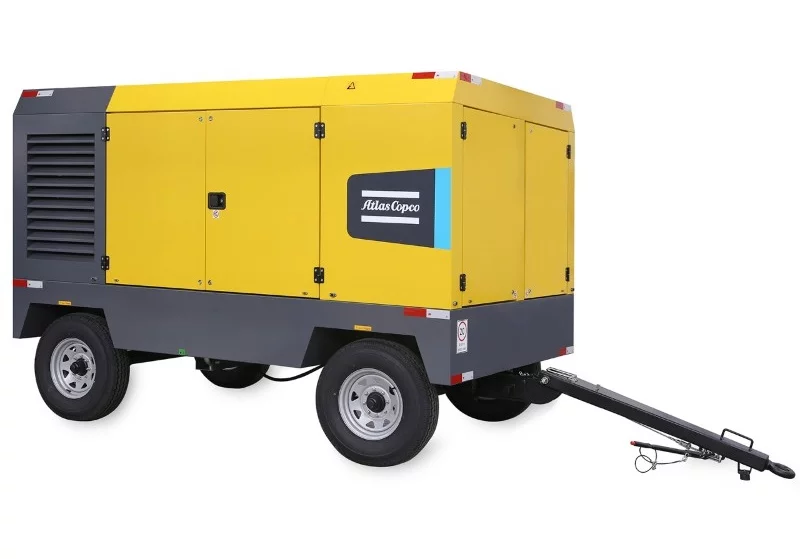 Дизельный компрессор Atlas Copco XAVS 1000 14 на шасси