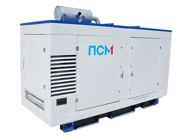 Дизельный генератор ПСМ ADP-360 в кожухе с АВР