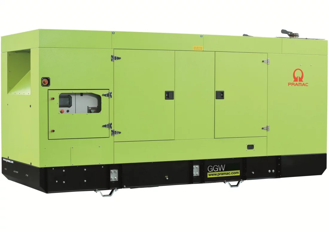 Газовый генератор Pramac GGW70G в кожухе с АВР