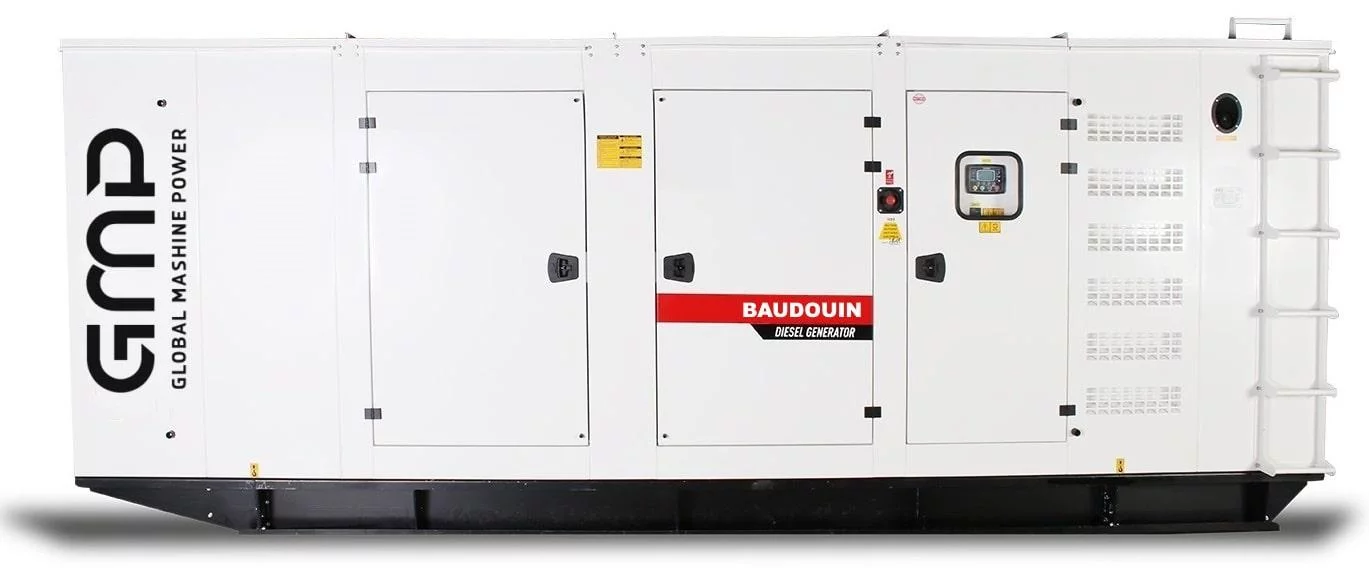 Дизельный генератор Baudouin GMP 1100BM в кожухе
