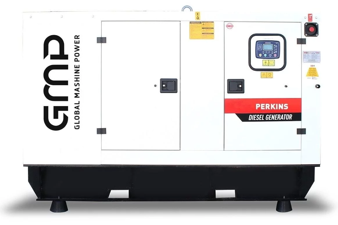 Дизельный генератор Perkins GMP 33PM в кожухе