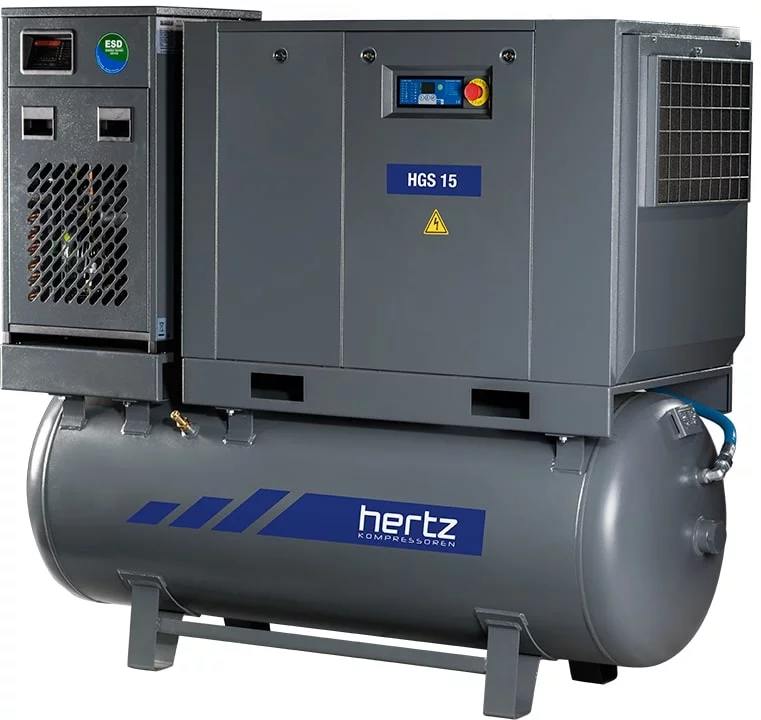 Винтовой компрессор Hertz HGS 5,5-13 250 Compact