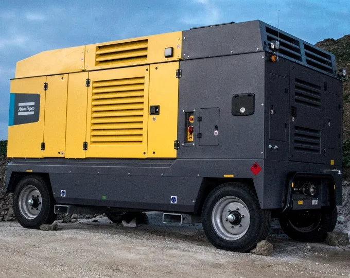 Дизельный компрессор Atlas Copco Y 35 на шасси