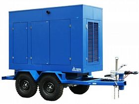 Дизельный генератор ТСС АД-200С-Т400-1РПМ17 на шасси — фото 1
