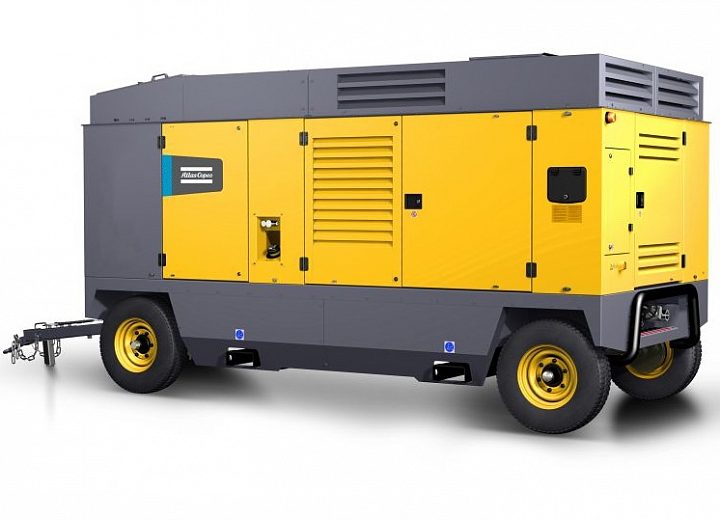 Дизельный компрессор Atlas Copco X 1300 15 на шасси