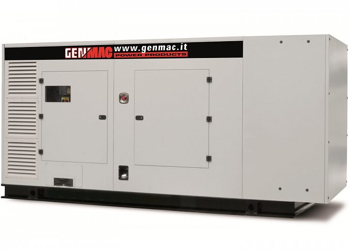 Дизельный генератор Genmac G300JS-E в кожухе с АВР