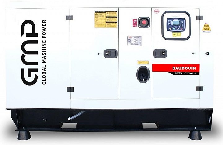 Дизельный генератор Baudouin GMP 50BM в кожухе