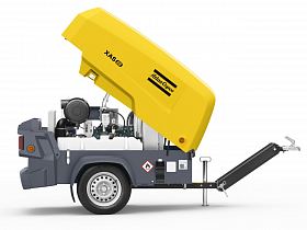 Дизельный компрессор Atlas Copco XAS 88 KD на шасси — фото 5